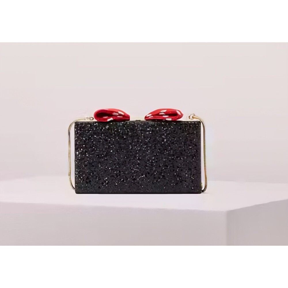 Kate Spade x Disney Minnie Mouse Bow Clutch Crossbody Hand Bag Purse NEW